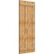 Ekena Millwork Joined Board-n-Batten Shutters w/Z-Bar, Rough Sawn Western Red Cedar, 32 1/4W x 73H, PR RBJ06Z32X073RWR - alternate 2